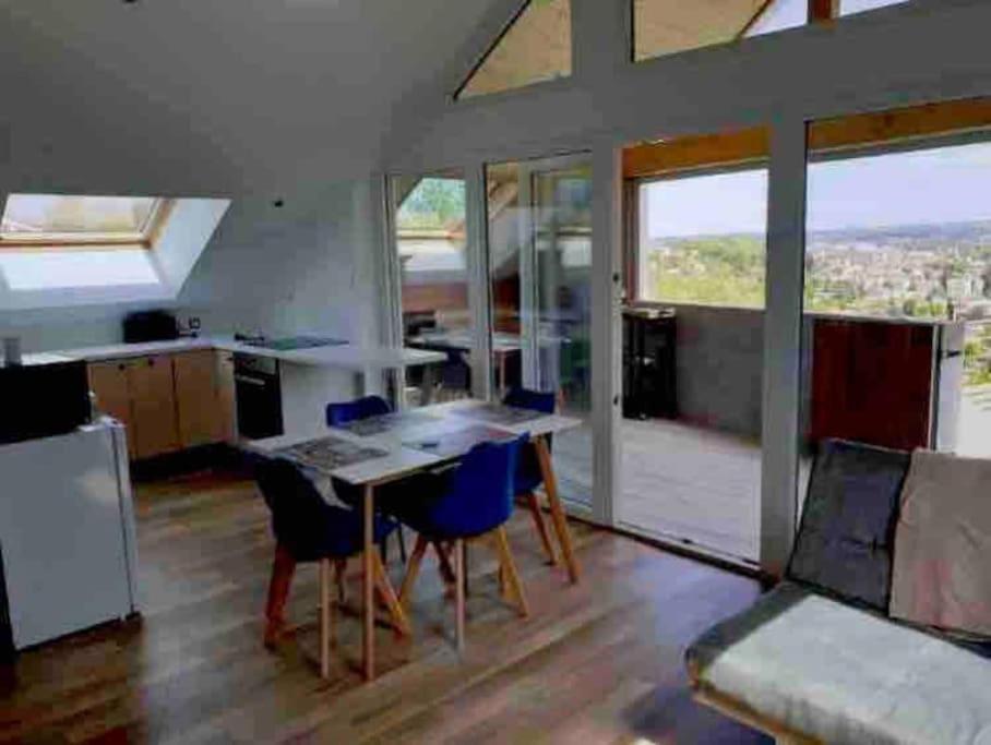 Appart' Terrasse Vue Exceptionnelle 1Er Etage มงเบลียาร์ ภายนอก รูปภาพ